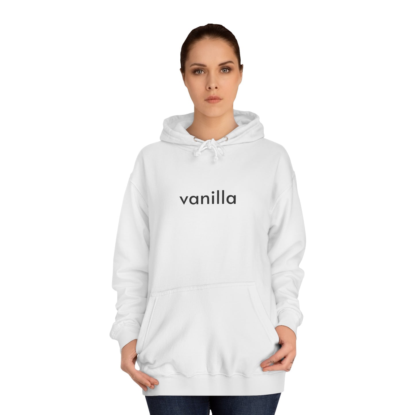 vanilla white hoodie